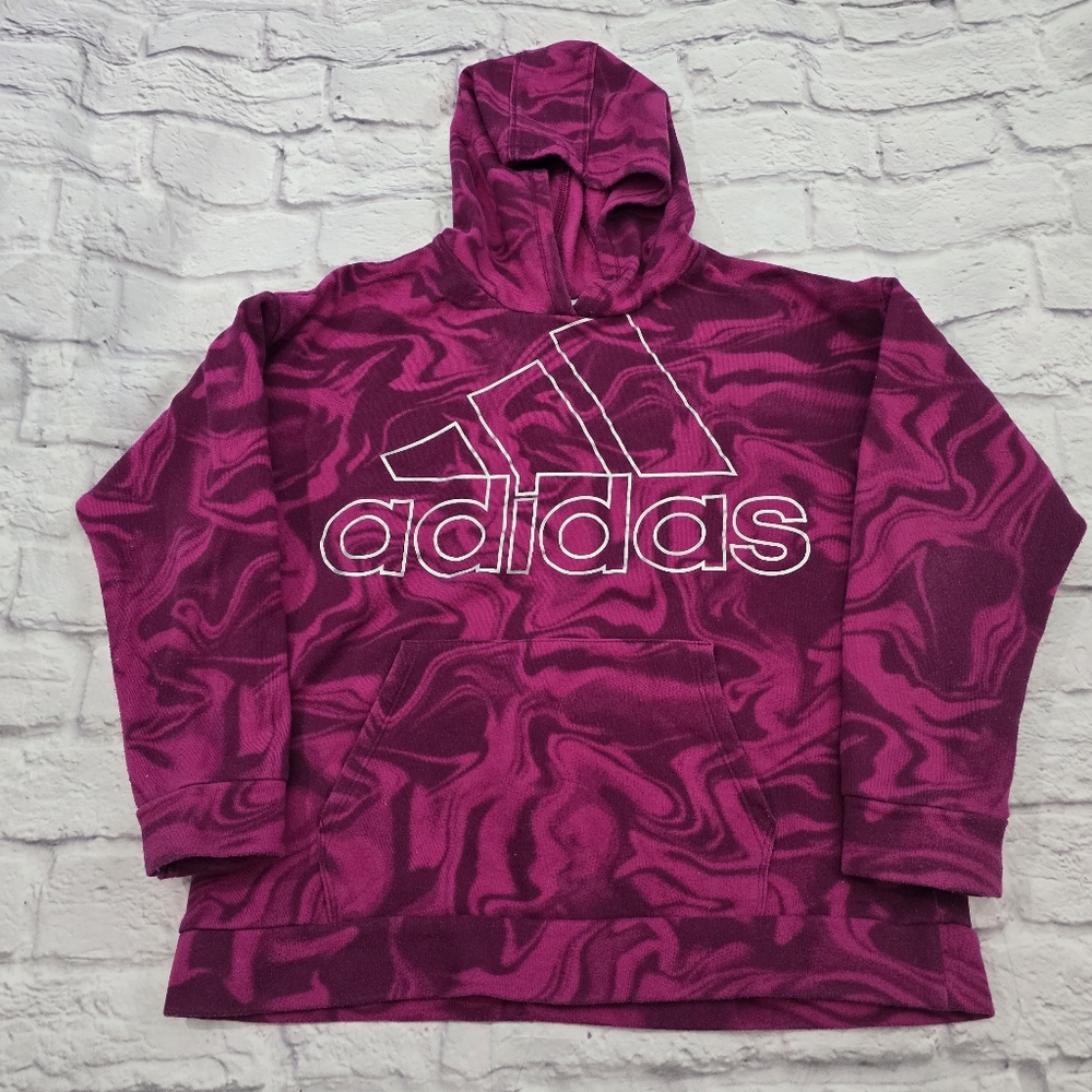 Girl's Adidas Purple Hoodie